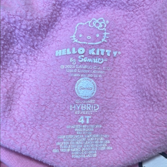 Hello Kitty Pink Kids Sweatshirt - Picture 2 of 3